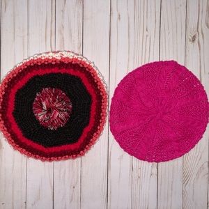 Girls beret hat bundle